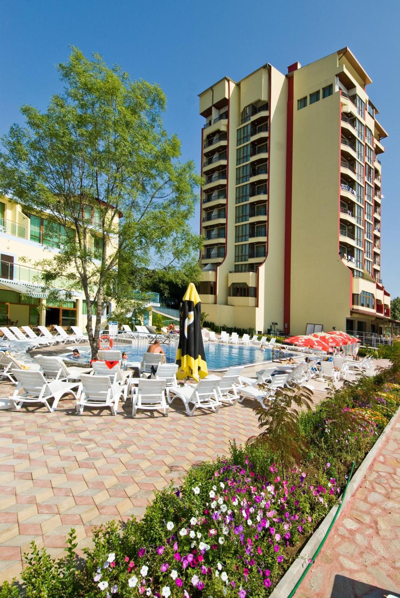 Perla Sun Beach Hotel Приморско Экстерьер фото