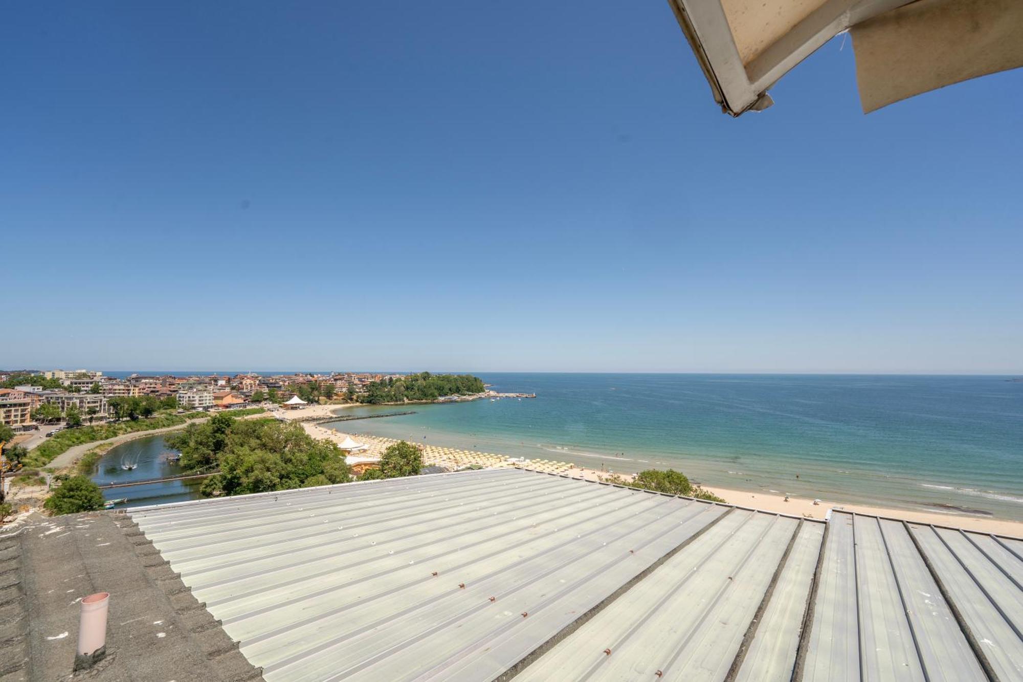 Perla Sun Beach Hotel Приморско Экстерьер фото