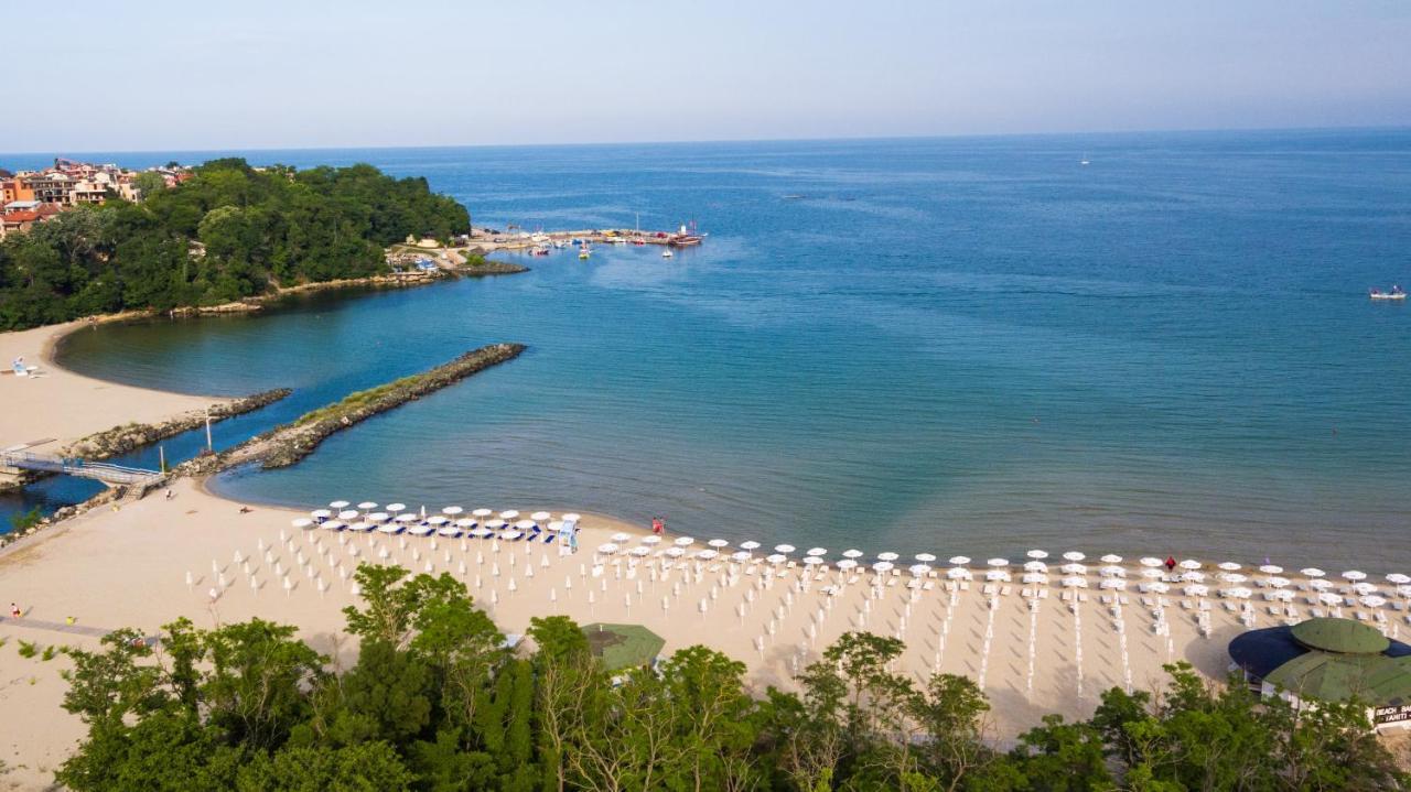 Perla Sun Beach Hotel Приморско Экстерьер фото
